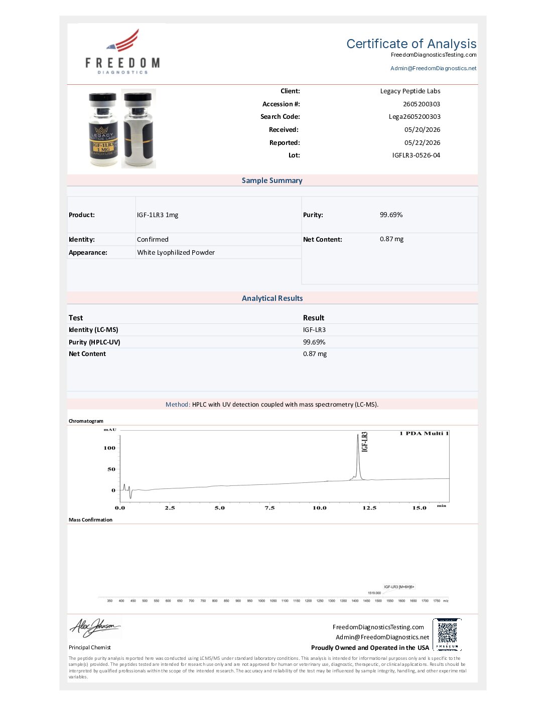 IGF1-LR3 (1mg) - Image 2